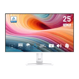 MSI monitor PRO MP251W E2 24,5" IPS/FHD/120Hz/1ms/HDMI/DP/VGA/bílá MSI monitor PRO MP251W E2 24,5" IPS/FHD/120Hz/1ms/HDMI/DP/VGA/bílá