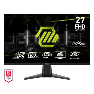 MSI Gaming monitor MAG 275F, 27" Rapid IPS/FHD/180Hz/0,5ms/2x HDMI/DP/černá MSI Gaming monitor MAG 275F, 27" Rapid IPS/FHD/180Hz/0,5ms/2x HDMI/DP/černá