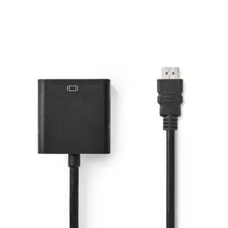 Nedis CCGL59000BK20 - VGA kabel| VGA Zástrčka | VGA Zástrčka | Maximální rozlišení: 1280x768 | 2.00 m | Černá Nedis CCGL59000BK20 - VGA kabel| VGA Zástrčka | VGA Zástrčka | Maximální rozlišení: 1280x768 | 2.00 m | Černá