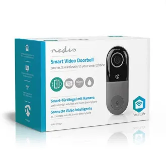 Nedis WIFICDP21BK SmartLife Dveřní Video Telefon | Wi-Fi | Napájení z baterie | 3MP Full HD 1296p | IP54 | Snímač pohybu Nedis WIFICDP21BK SmartLife Dveřní Video Telefon | Wi-Fi | Napájení z baterie | 3MP Full HD 1296p | IP54 | Snímač pohybu