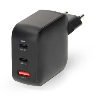 Nedis WCGPD45W100WT- Síťová Nabíječka | 45 W | GaN | PD3.0 | Funkce rychlého nabíjení | 2 výstupy | 2x USB-C | Bílá