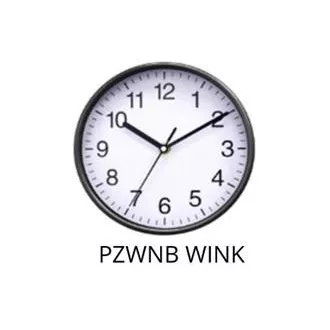 PLATINET NÁSTĚNNÉ KULATÉ HODINY WINK BLACK, tichý mechanismus PLATINET NÁSTĚNNÉ KULATÉ HODINY WINK BLACK, tichý mechanismus