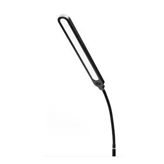 PLATINET stojací lampa SIGNUS 10W 84 LED 500 lumenů, černá, výška 150cm
