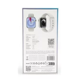 PLATINET chytré sportovní hodinky ZEGAREK, BLUETOOTH, NFC, bílé