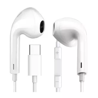 PLATINET FIESTA EARPHONES WITH MIC USB-C WHITE PLATINET FIESTA EARPHONES WITH MIC USB-C WHITE