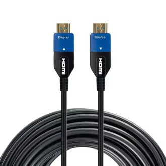 PremiumCord Ultra High Speed HDMI 2.1 optický kabel 8K@60Hz 4K@120Hz 7m zlacený