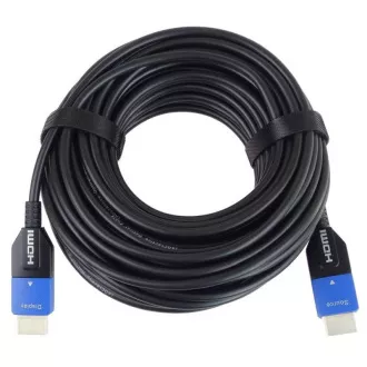 PremiumCord Ultra High Speed HDMI 2.1 optický kabel 8K@60Hz 4K@120Hz 7m zlacený