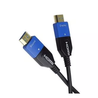 PremiumCord Ultra High Speed HDMI 2.1 optický kabel 8K@60Hz 4K@120Hz 7m zlacený
