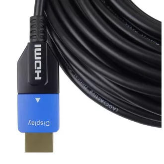PremiumCord Ultra High Speed HDMI 2.1 optický kabel 8K@60Hz 4K@120Hz 10m zlacený