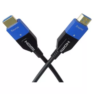 PremiumCord Ultra High Speed HDMI 2.1 optický kabel 8K@60Hz 4K@120Hz 10m zlacený