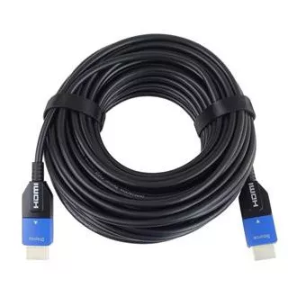 PremiumCord Ultra High Speed HDMI 2.1 optický kabel 8K@60Hz 4K@120Hz 10m zlacený