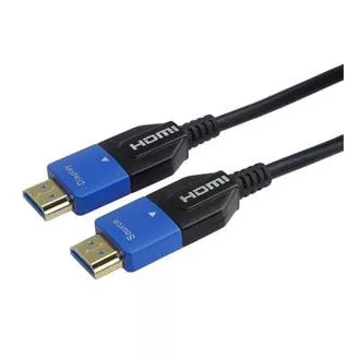 PremiumCord Ultra High Speed HDMI 2.1 optický kabel 8K@60Hz 4K@120Hz 10m zlacený