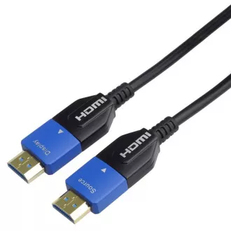PremiumCord Ultra High Speed HDMI 2.1 optický kabel 8K@60Hz 4K@120Hz 25m zlacený PremiumCord Ultra High Speed HDMI 2.1 optický kabel 8K@60Hz 4K@120Hz 25m zlacený