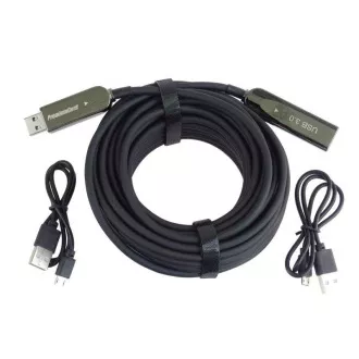 PremiumCord USB3.0 + 2.0 prodlužovací optický AOC kabel A/Male - A/Female 7m