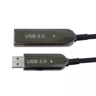 PremiumCord USB3.0 + 2.0 prodlužovací optický AOC kabel A/Male - A/Female 7m
