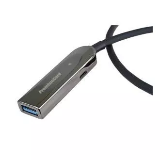 PremiumCord USB3.0 + 2.0 prodlužovací optický AOC kabel A/Male - A/Female 7m