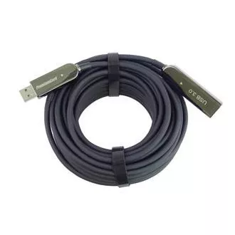 PremiumCord USB3.0 + 2.0 prodlužovací optický AOC kabel A/Male - A/Female 7m