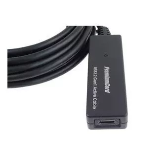 PremiumCord USB-C repeater a prodlužovací kabel Male-Female, 5Gbps 5m