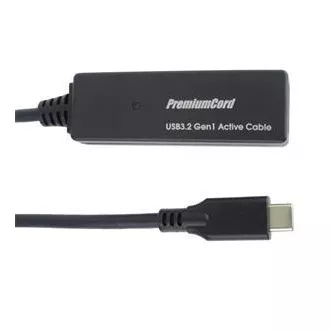 PremiumCord USB-C repeater a prodlužovací kabel Male-Female, 5Gbps 5m