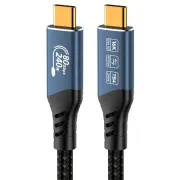 PremiumCord USB4 Version2.0 80Gbps 16K@60Hz 240W Thunderbolt 3 a 4 kabel 1m