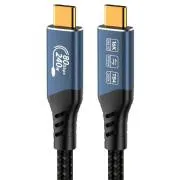 PremiumCord USB4 Version2.0 80Gbps 16K@60Hz 240W Thunderbolt 3 a 4 kabel 1,2m