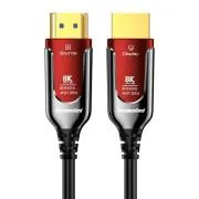 PremiumCord Ultra High Speed HDMI 2.1 optický fiber kabel 8K@60Hz,zlacené 25m