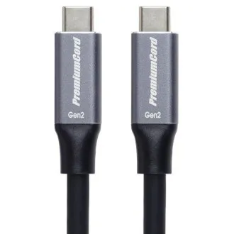 PremiumCord USB-C kabel ( USB 3.2 GEN 2, 5A, 100W, 10Gbit/s ) černý 5m PremiumCord USB-C kabel ( USB 3.2 GEN 2, 5A, 100W, 10Gbit/s ) černý 5m
