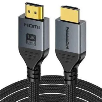 PremiumCord Ultra HD HDMI 2.2 kabel 16K@60Hz, 8K@240Hz, 4K@480Hz zlacené 1m PremiumCord Ultra HD HDMI 2.2 kabel 16K@60Hz, 8K@240Hz, 4K@480Hz zlacené 1m