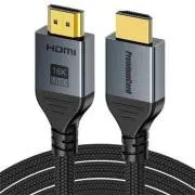 PremiumCord Ultra HD HDMI 2.2 kabel 16K@60Hz, 8K@240Hz, 4K@480Hz zlacené 1,5m