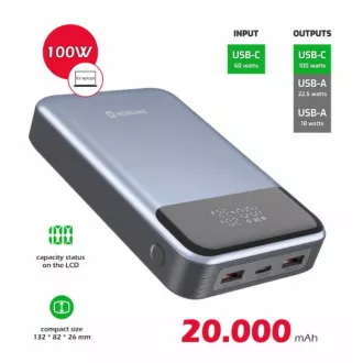 SWISSTEN POWER BANK 20000 mAh 100W POWER DELIVERY PRO NOTEBOOKY SWISSTEN POWER BANK 20000 mAh 100W POWER DELIVERY PRO NOTEBOOKY