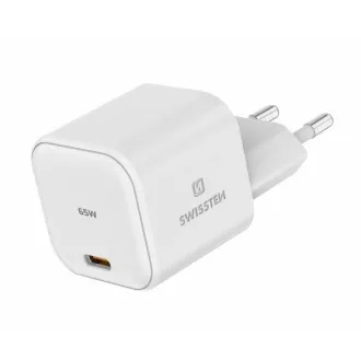 SWISSTEN SÍŤOVÝ ADAPTÉR GaN 1x USB-C 65W POWER DELIVERY BÍLÝ SWISSTEN SÍŤOVÝ ADAPTÉR GaN 1x USB-C 65W POWER DELIVERY BÍLÝ