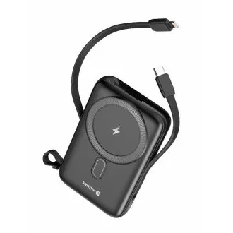 SWISSTEN POWER BANK 10000 mAh PD 20W S INTEGROVANÝMI KABELY USB-C A LIGHTNING (kompatibilní s MagSafe) SWISSTEN POWER BANK 10000 mAh PD 20W S INTEGROVANÝMI KABELY USB-C A LIGHTNING (kompatibilní s MagSafe)