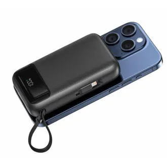 SWISSTEN POWER BANK 20000 mAh PD 20W S INTEGROVANÝMI KABELY USB-C A LIGHTNING (kompatibilní s MagSafe) SWISSTEN POWER BANK 20000 mAh PD 20W S INTEGROVANÝMI KABELY USB-C A LIGHTNING (kompatibilní s MagSafe)