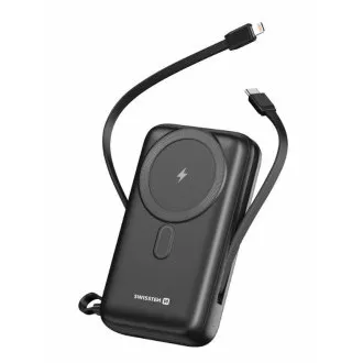 SWISSTEN POWER BANK 20000 mAh PD 20W S INTEGROVANÝMI KABELY USB-C A LIGHTNING (kompatibilní s MagSafe) SWISSTEN POWER BANK 20000 mAh PD 20W S INTEGROVANÝMI KABELY USB-C A LIGHTNING (kompatibilní s MagSafe)
