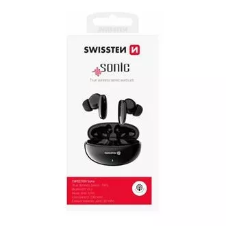 SWISSTEN BLUETOOTH TWS SLUCHÁTKA SONIC ČERNÁ SWISSTEN BLUETOOTH TWS SLUCHÁTKA SONIC ČERNÁ