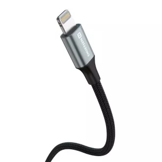 SWISSTEN DATOVÝ KABEL TEXTILE II USB-C / LIGHTNING 1,5 M ČERNÝ SWISSTEN DATOVÝ KABEL TEXTILE II USB-C / LIGHTNING 1,5 M ČERNÝ