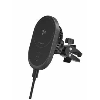 SWISSTEN MAGNETICKÝ DRŽÁK DO VENTILACE AUTA MagRide S BEZDRÁTOVÝM NABÍJENÍM Qi2 15W (kompatibilní s MagSafe)