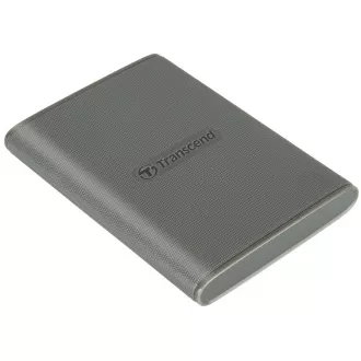Transcend ESD360C 4TB, USB 20Gbps Type C, Externí SSD disk (3D NAND flash), 2000MB/R, 2000MB/W, šedý