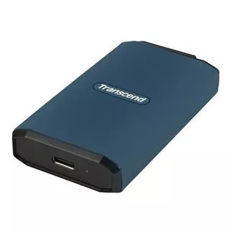 Transcend ESD410C 1TB, USB 20Gbps Type C, Externí odolný SSD disk (3D NAND flash), 2000MB/R, 2000MB/W, modrý