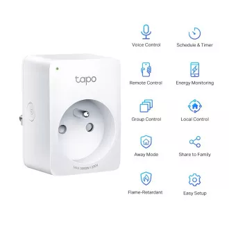 TP-LINK Tapo P110M - Mini chytrá Wi-Fi zásuvka s měřením spotřeby energie, MATTER