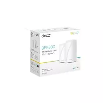 TP-Link Deco BE65(2-pack) BE9300 Třípásmový systém Mesh WiFi 7 pro celou domácnost, 4x 2.5GLAN, USB, 2,4/5/6GHz, HomeShield