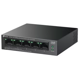 TP-Link LS105LP Switch 1x LAN, 4x LAN s PoE, 41W