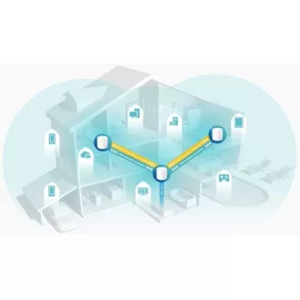 TP-Link Deco X60(1-pack) - AX5400 Meshový Wi-Fi 6 systém pro chytré domácnosti - HomeCare - (1-pack)