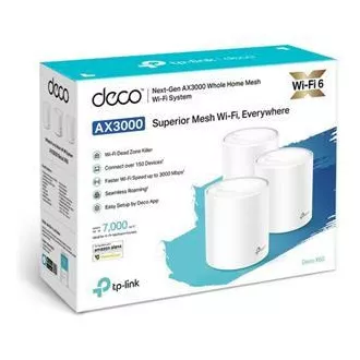TP-Link Deco X60(1-pack) - AX5400 Meshový Wi-Fi 6 systém pro chytré domácnosti - HomeCare - (1-pack)