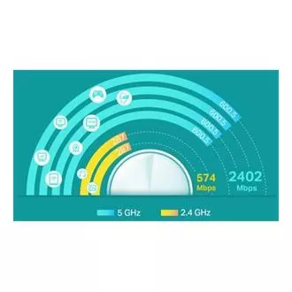 TP-Link Deco X60(1-pack) - AX5400 Meshový Wi-Fi 6 systém pro chytré domácnosti - HomeCare - (1-pack)