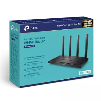 TP-Link Archer AX12 - AX1500 WiFi 6 router , 3 x GLAN, 1x GWAN, 2,4/5GHz , WPA3, MU-MIMO, Beamforming