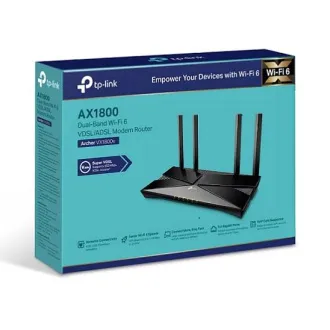 TP-Link Archer VX1800V - AX1800 Wi-Fi 6 VDSL/ADSL Modem a Router, USB 2.0 pro 3G/4G a Media, RJ-11 pro VoIP Telefon, Eas - Použité TP-Link Archer VX1800V - AX1800 Wi-Fi 6 VDSL/ADSL Modem a Router, USB 2.0 pro 3G/4G a Media, RJ-11 pro VoIP Telefon, Eas - Použité