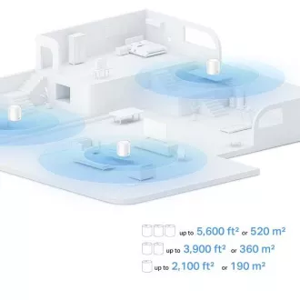 TP-Link Deco X10(2-pack) - AX1500 Meshový Wi-Fi 6 systém pro chytré domácnosti - Rodičovská kontrola - (2-pack)