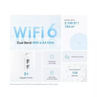 TP-Link Deco X10(2-pack) - AX1500 Meshový Wi-Fi 6 systém pro chytré domácnosti - Rodičovská kontrola - (2-pack)