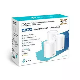 TP-Link Deco X60(3-pack) - AX5400 Meshový Wi-Fi 6 systém pro chytré domácnosti - HomeCare - (3-pack)